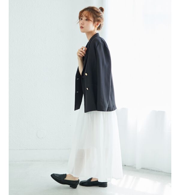  「《WEB限定アイテム》ローンギャザーティアードスカート」|スカート|