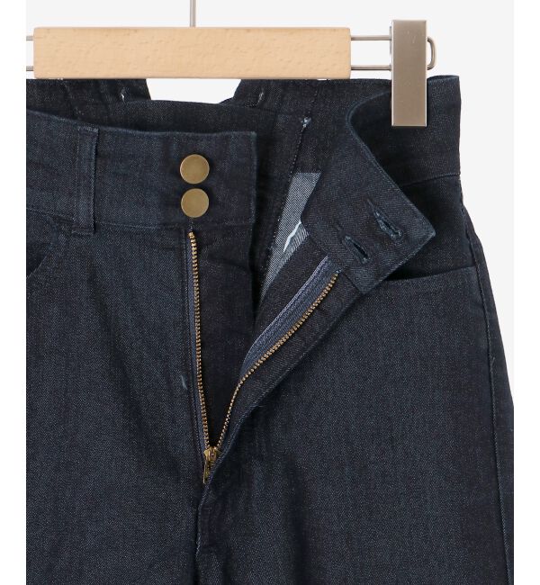 MAJESTICLEGON「美脚フレアデニムパンツ」|デニム|