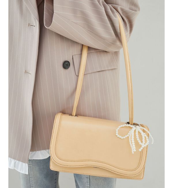  「チャームセットワンハンドルバッグ」|ハンドバッグ|