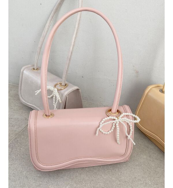  「チャームセットワンハンドルバッグ」|ハンドバッグ|