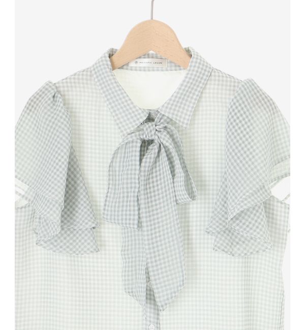  「2wayフリルスリーブブラウス」|シャツ・ブラウス|