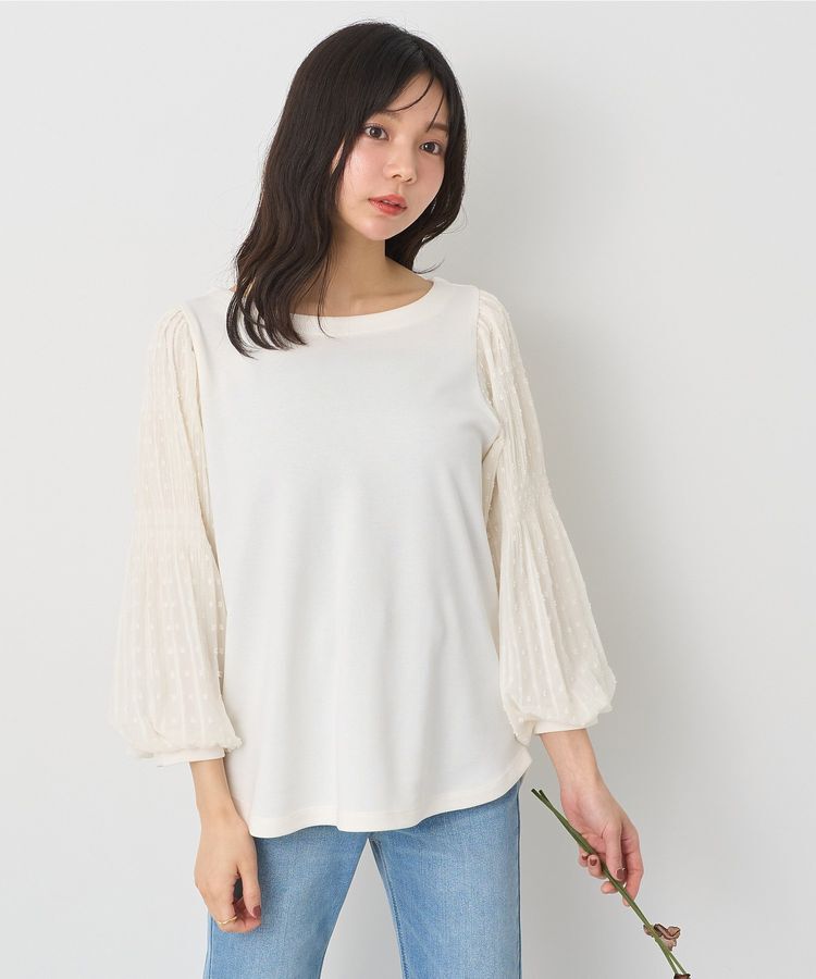 earth music&ecology「マジョリカプリーツプルオーバー」|Tシャツ・カットソー|