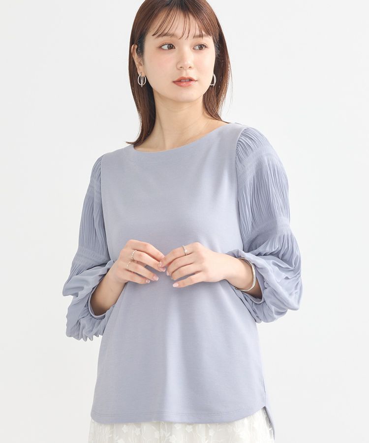 earth music&ecology「マジョリカプリーツプルオーバー」|Tシャツ・カットソー|