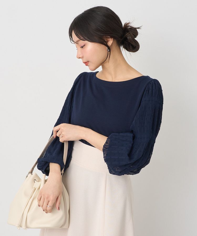 earth music&ecology「マジョリカプリーツプルオーバー」|Tシャツ・カットソー|