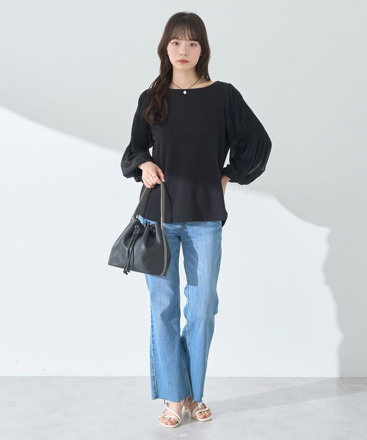 earth music&ecology「マジョリカプリーツプルオーバー」|Tシャツ・カットソー|