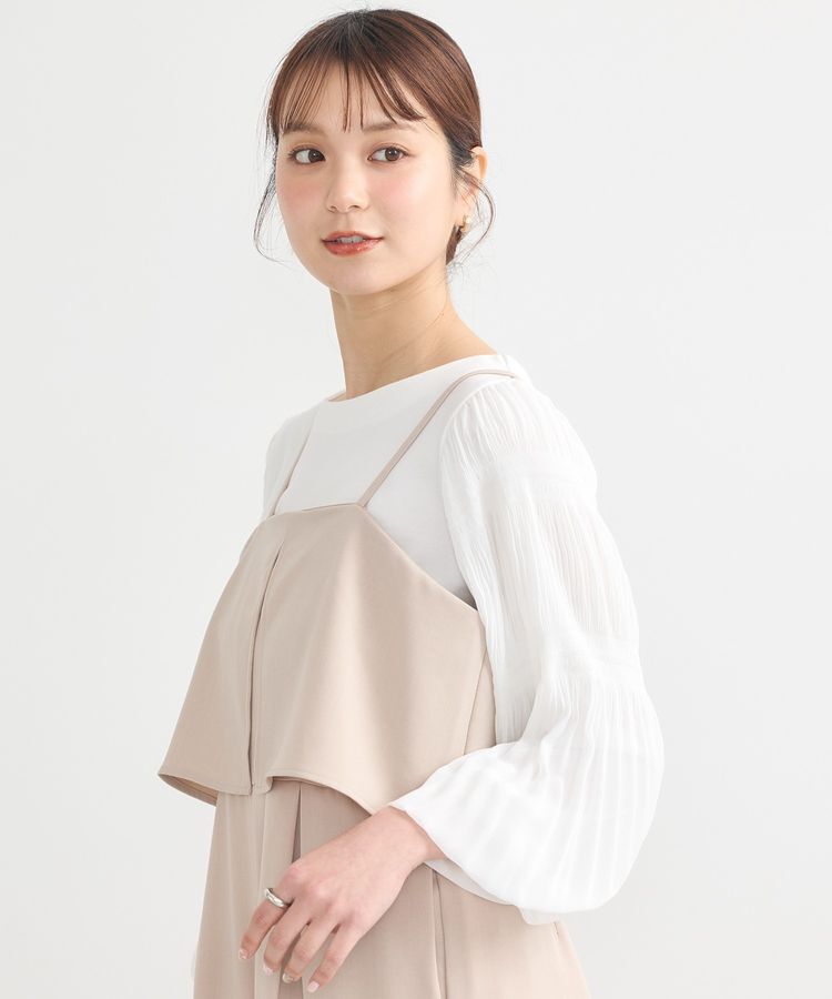 earth music&ecology「マジョリカプリーツプルオーバー」|Tシャツ・カットソー|