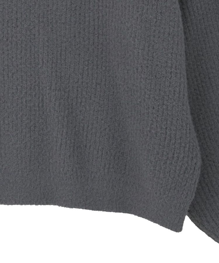 earth music&ecology「パウダーシャギー畦プルオーバー」|ニット・セーター|