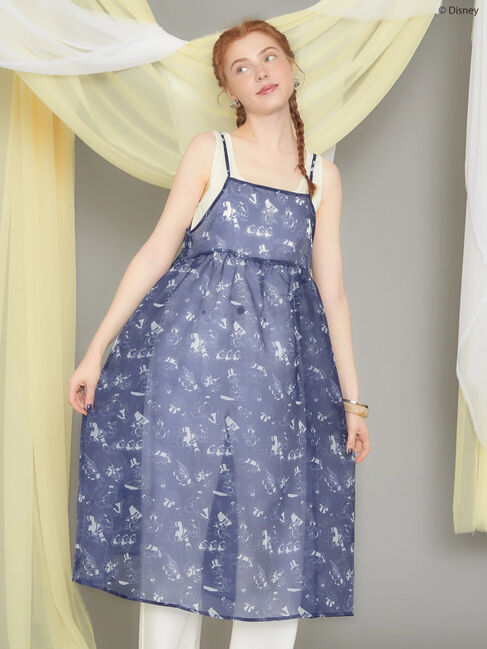 AMERICAN HOLIC「総柄シアーキャミワンピース/Disney」|ワンピース|Navy