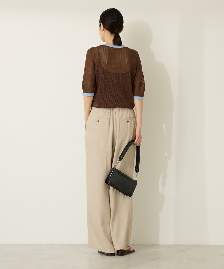 AMERICAN HOLIC「メッシュニットリンガーTシャツ」|ニット・セーター|