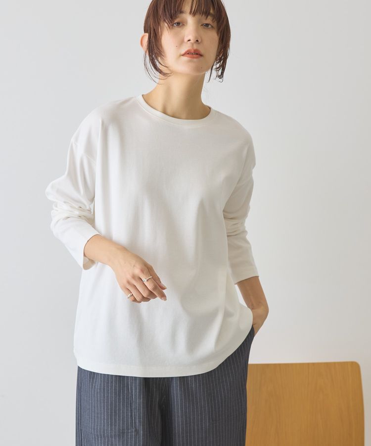 AMERICAN HOLIC「クルーネックスクエアヘムプルオーバー」|Tシャツ・カットソー|