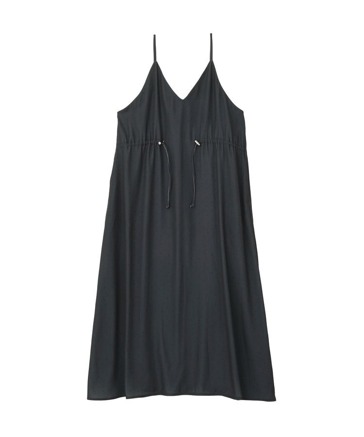 AMERICAN HOLIC「サイドシャーリングVネックドットキャミワンピース」|ワンピース|