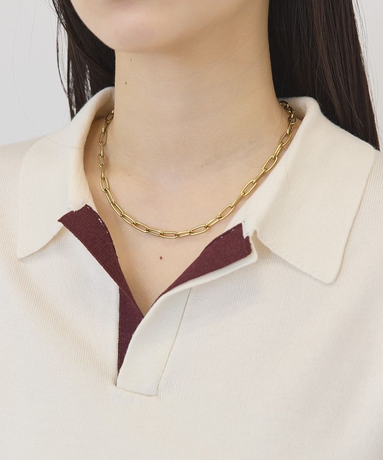 AMERICAN HOLIC「襟付き配色ニット」|ニット・セーター|