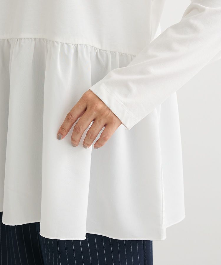 Green Parks「裾フレアホワイトインナー」|インナー|