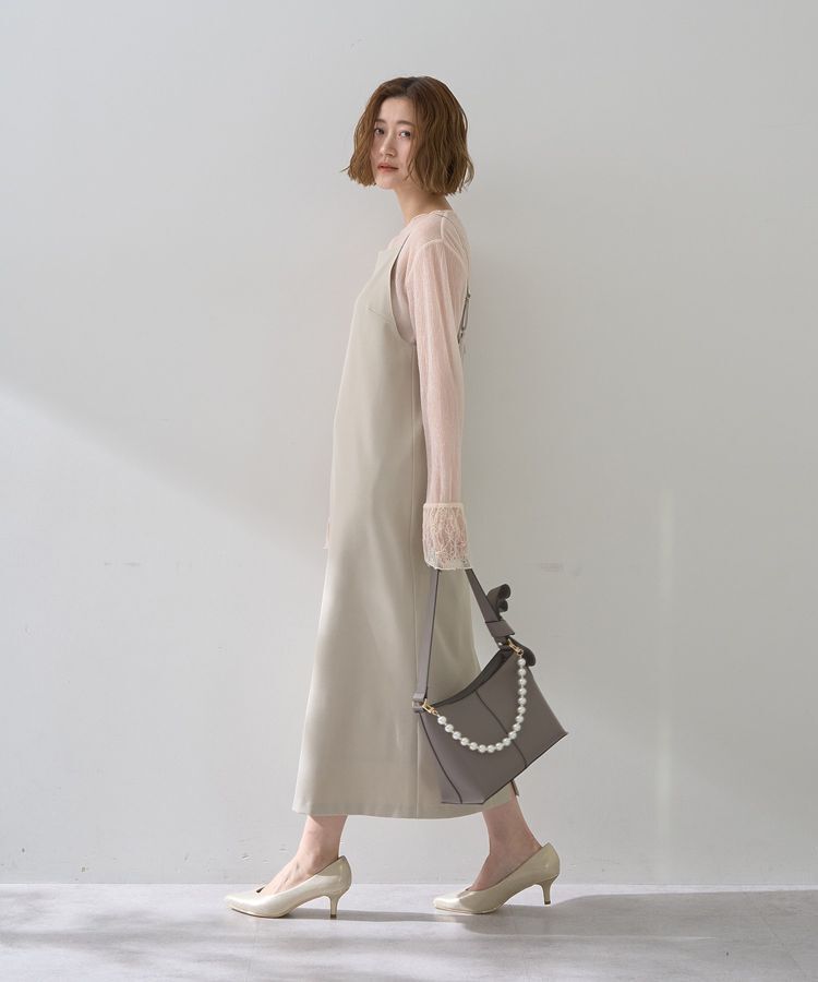 YECCA VECCA「【2点SET】ショートジャケットセットキャミワンピース」|ワンピース|