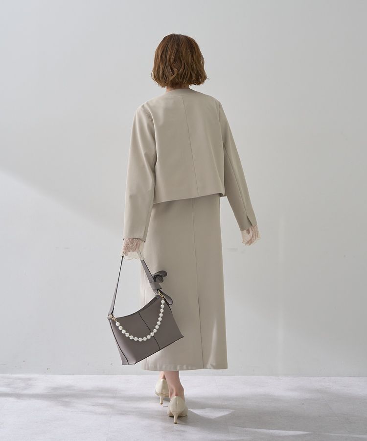 YECCA VECCA「【2点SET】ショートジャケットセットキャミワンピース」|ワンピース|