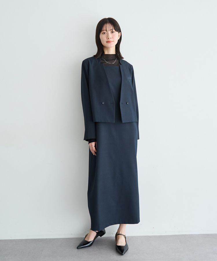 YECCA VECCA「【2点SET】ショートジャケットセットキャミワンピース」|ワンピース|