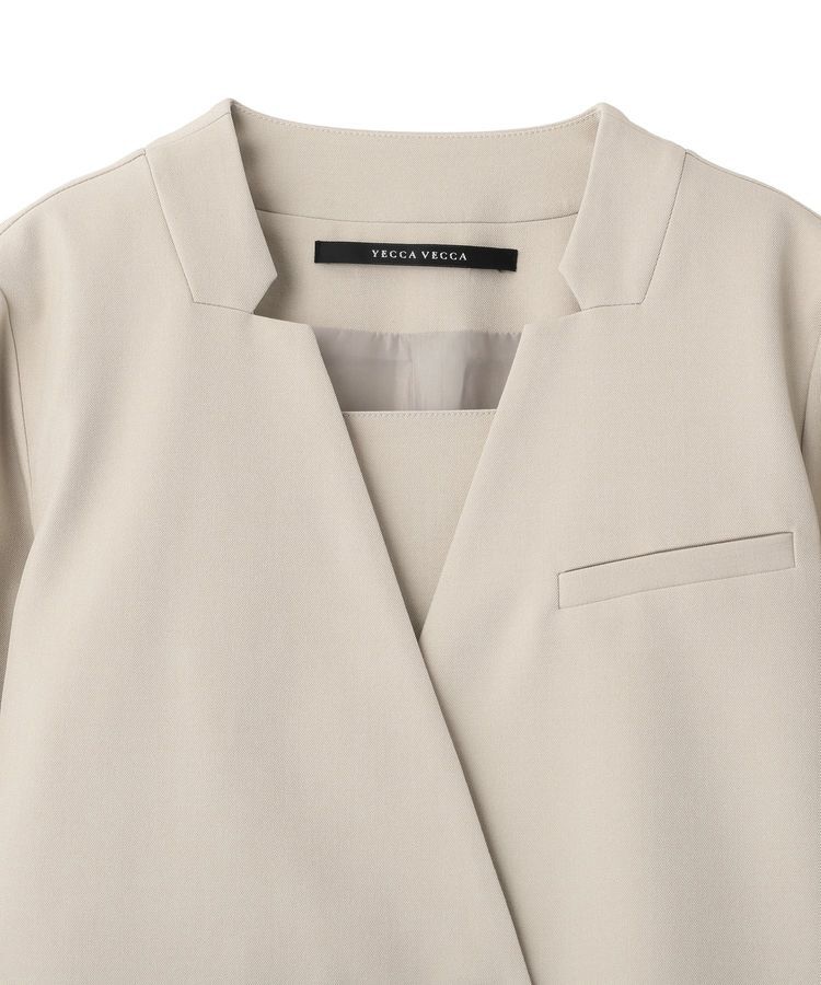 YECCA VECCA「【2点SET】ショートジャケットセットキャミワンピース」|ワンピース|