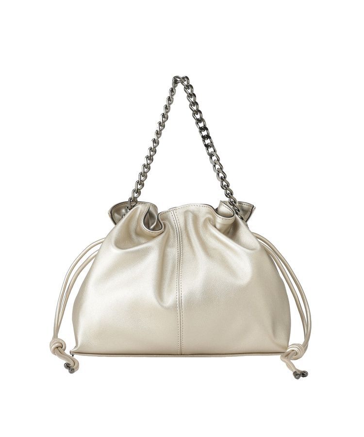 YECCA VECCA「2wayチェーンギャザーバッグ」|ハンドバッグ|