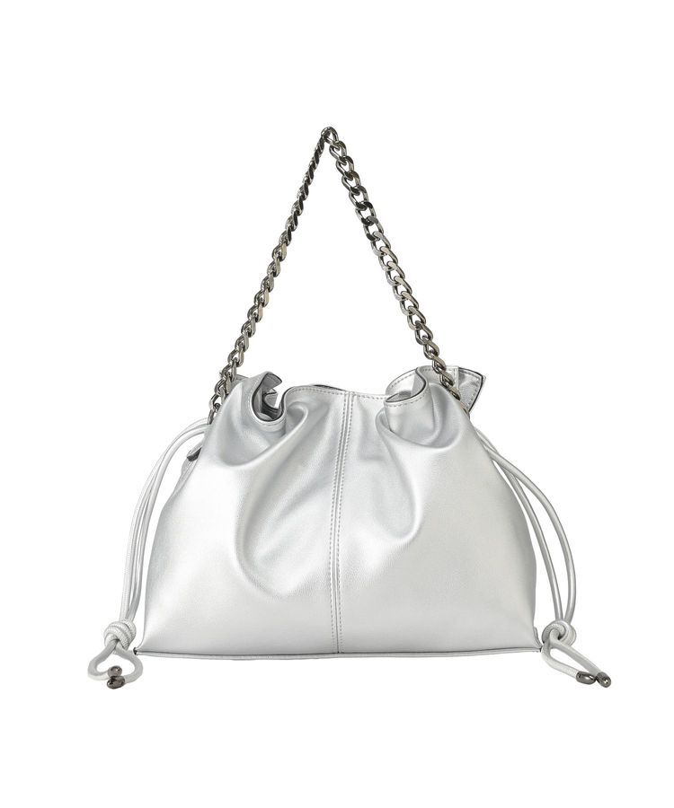 YECCA VECCA「2wayチェーンギャザーバッグ」|ハンドバッグ|