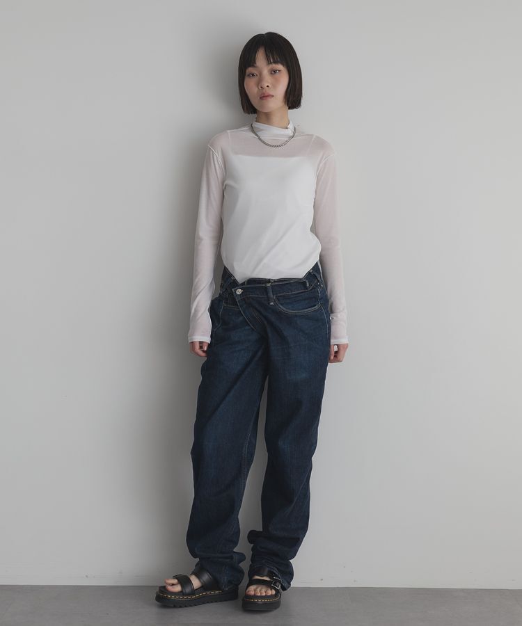 GARAGE OF GOOD CLOTHING「【日本製】無地シアーハイネックプルオーバー」|Tシャツ・カットソー|