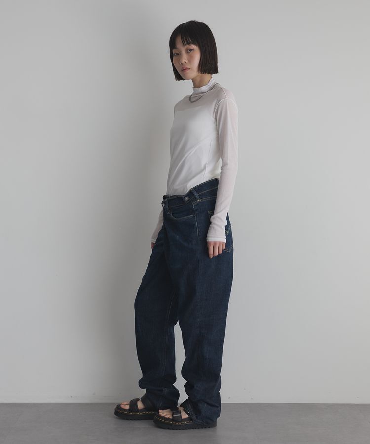 GARAGE OF GOOD CLOTHING「【日本製】無地シアーハイネックプルオーバー」|Tシャツ・カットソー|