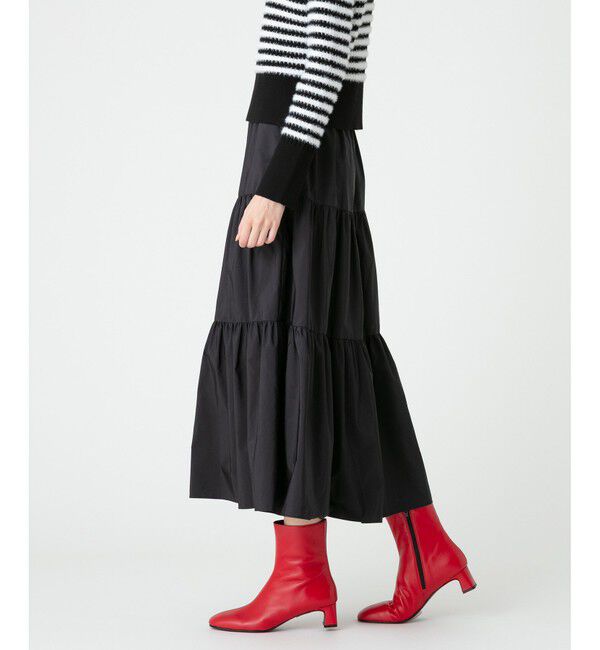 LOULOU WILLOUGHBY「【LOULOU WILLOUGHBY】タフタティアードスカート」|スカート|