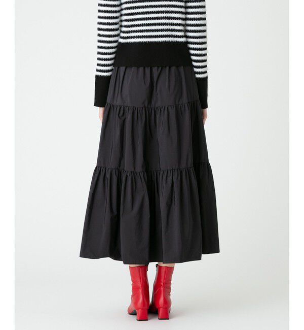LOULOU WILLOUGHBY「【LOULOU WILLOUGHBY】タフタティアードスカート」|スカート|