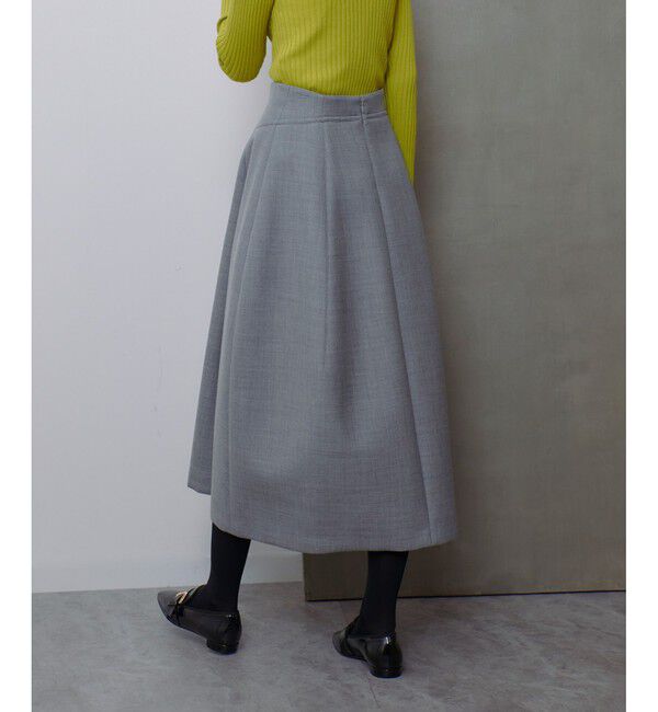 allureville「ボンディングフレアースカート」|フレア|