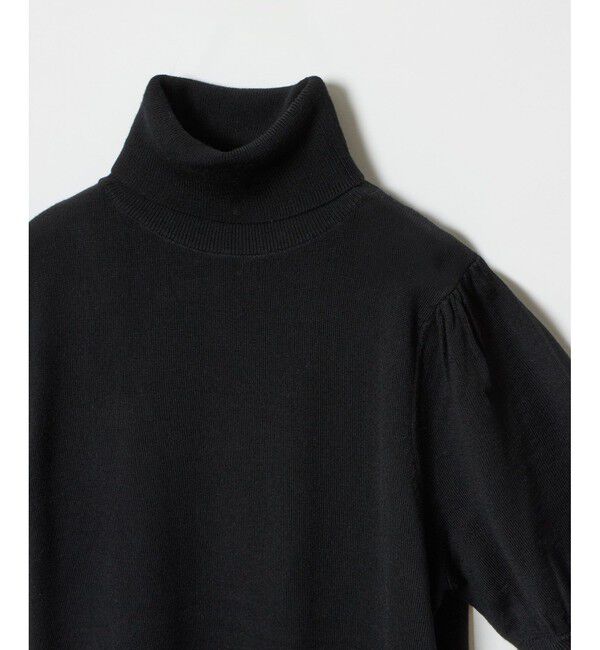 LOULOU WILLOUGHBY「【LOULOU WILLOUGHBY】タートルハーフスリーブプルオーバー」|ニット・セーター|