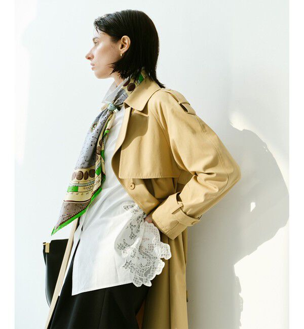 allureville「キョウネンツイルトレンチコート」|トレンチコート|