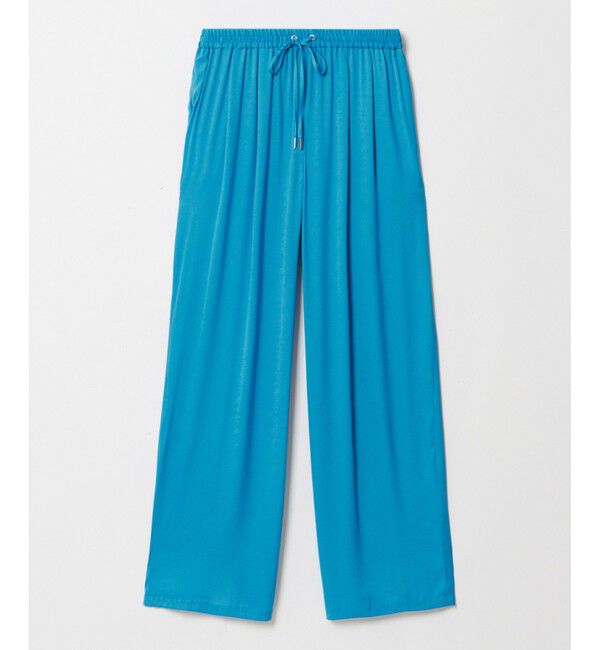 allureville「クレールサテンイージーパンツ」|チノ|