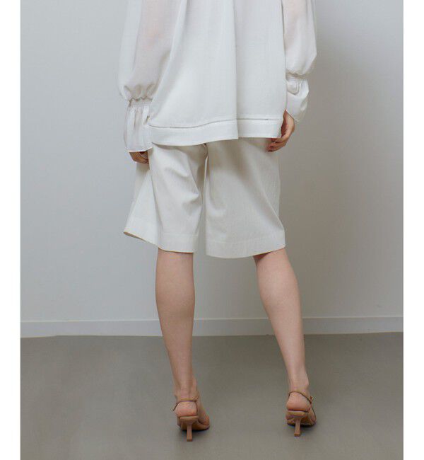 allureville「ナイロンドライツイルハーフパンツ」|キュロット|