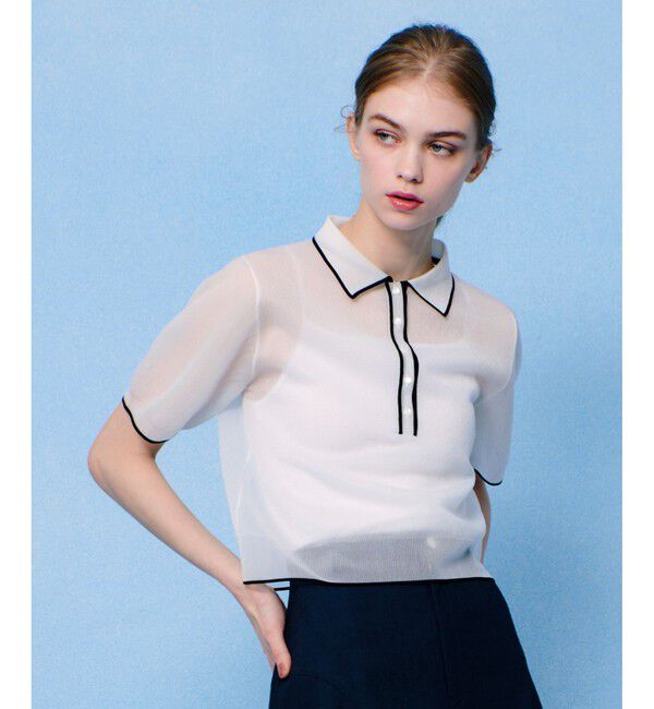 LOULOU WILLOUGHBY「【LOULOU WILLOUGHBY】シアーカノコポロ」|ニット・セーター|