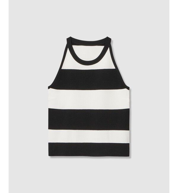 LOULOU WILLOUGHBY「【LOULOU WILLOUGHBY】カノコワイドボーダータンク」|ニット・セーター|