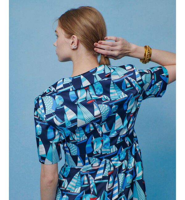 LOULOU WILLOUGHBY「【LOULOU WILLOUGHBY】RATTI マリーナプリントオールインワン」|オールインワン|