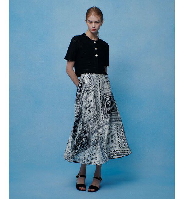 LOULOU WILLOUGHBY「【LOULOU WILLOUGHBY】メッシュクロッシェボレロカーディガン」|カーディガン|