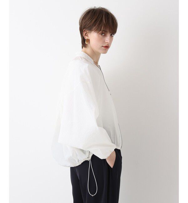 allureville「トランスペアレントコクーンブルゾン」|ブルゾン・スタジャン|