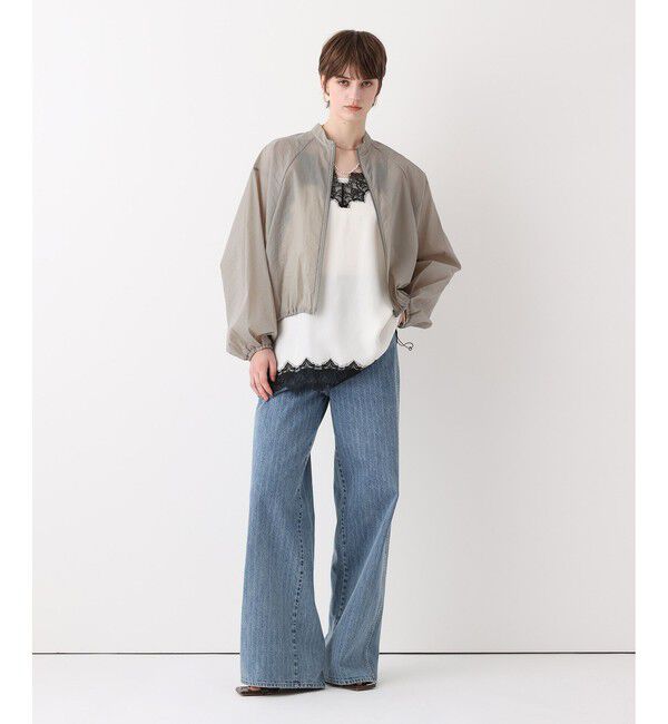 allureville「トランスペアレントコクーンブルゾン」|ブルゾン・スタジャン|