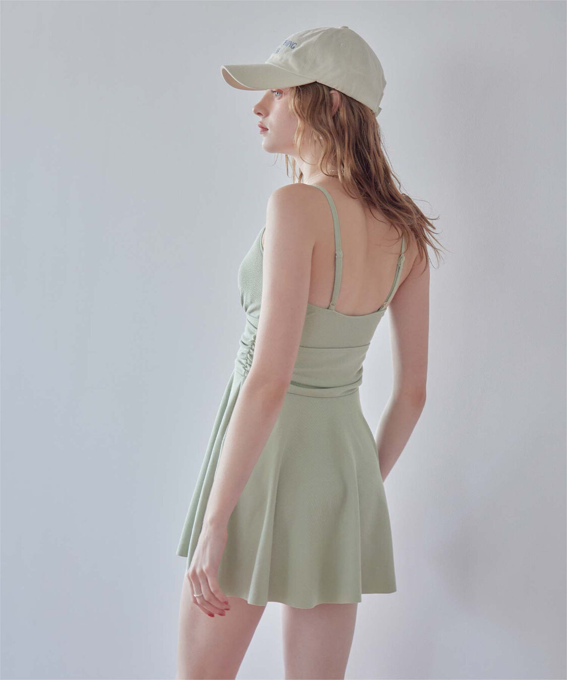 SEA DRESS「スカート付Vネックワンピース」|ビキニ|