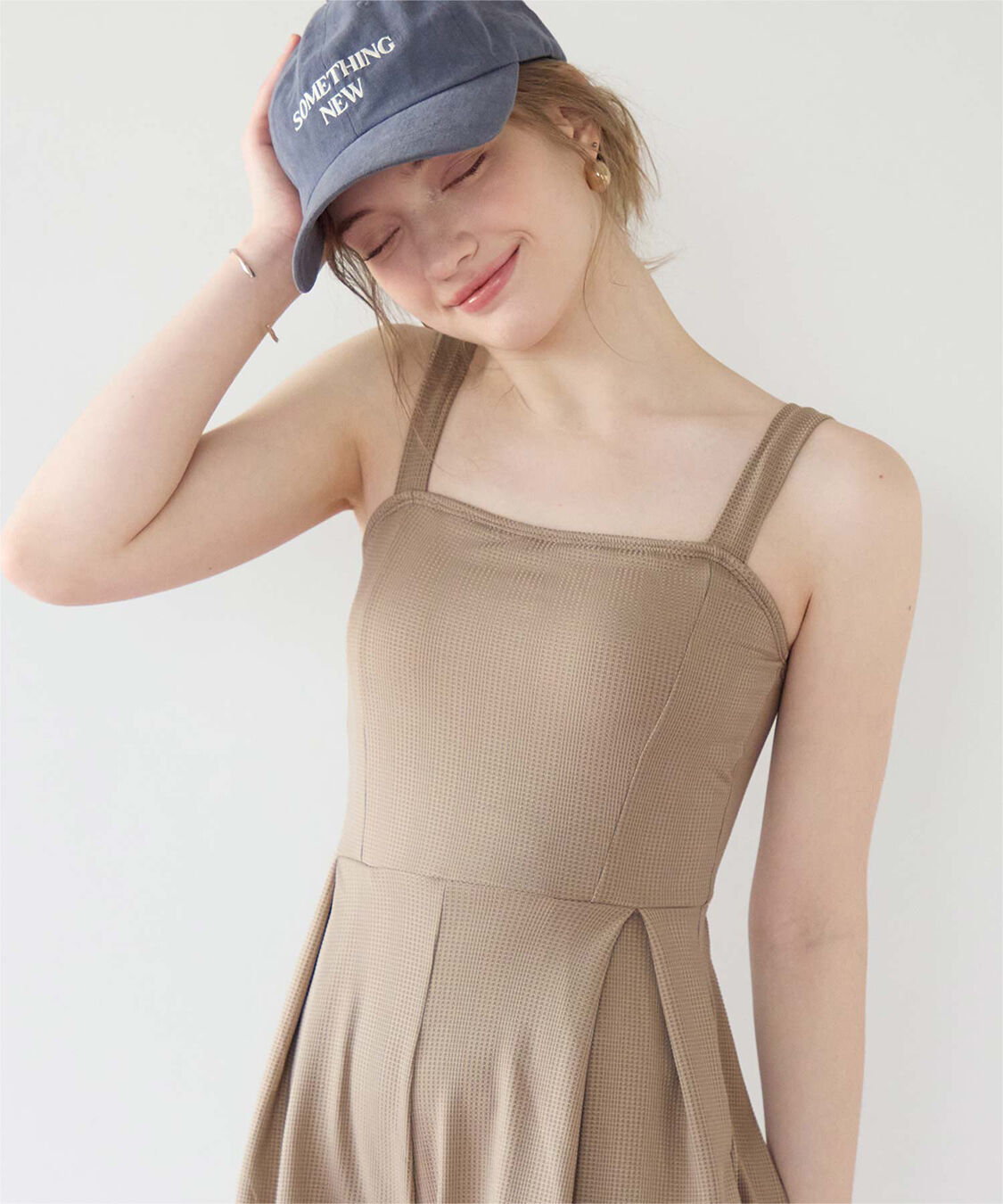 SEA DRESS「チェック素材ロンパース/ワンピース/セット水着」|コンビネゾン|