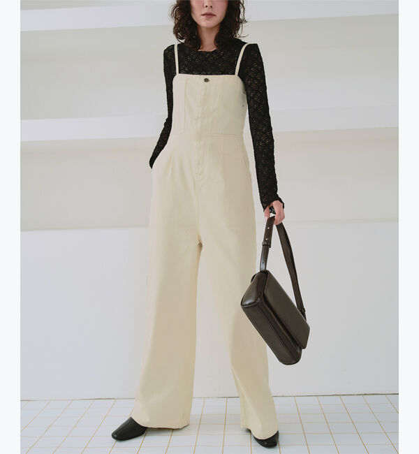 titivate「キャミソールデニムオールインワン」|デニム|