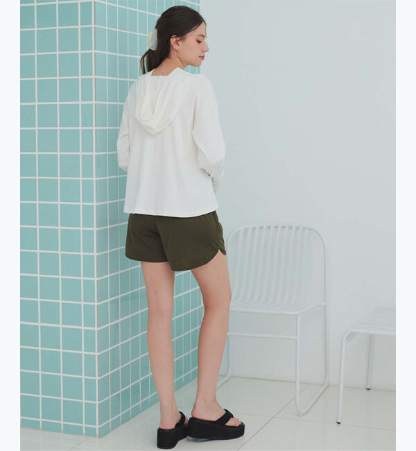 SEA DRESS「フード付トップスラッシュガードセットアップ」|ビキニ|