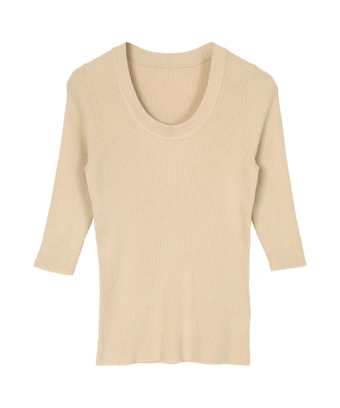 ur's「Uネックリブニット」|ニット・セーター|