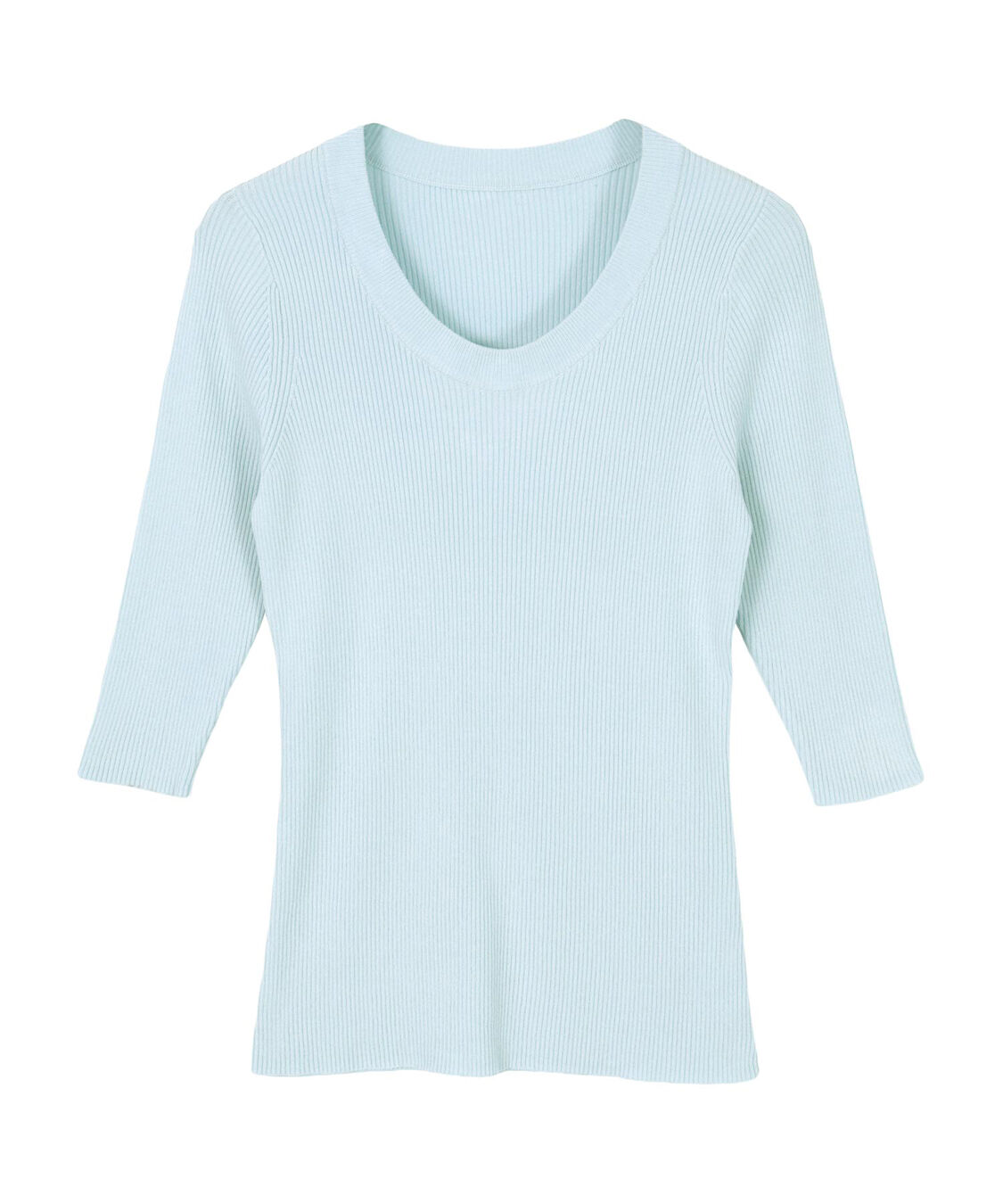 ur's「Uネックリブニット」|ニット・セーター|