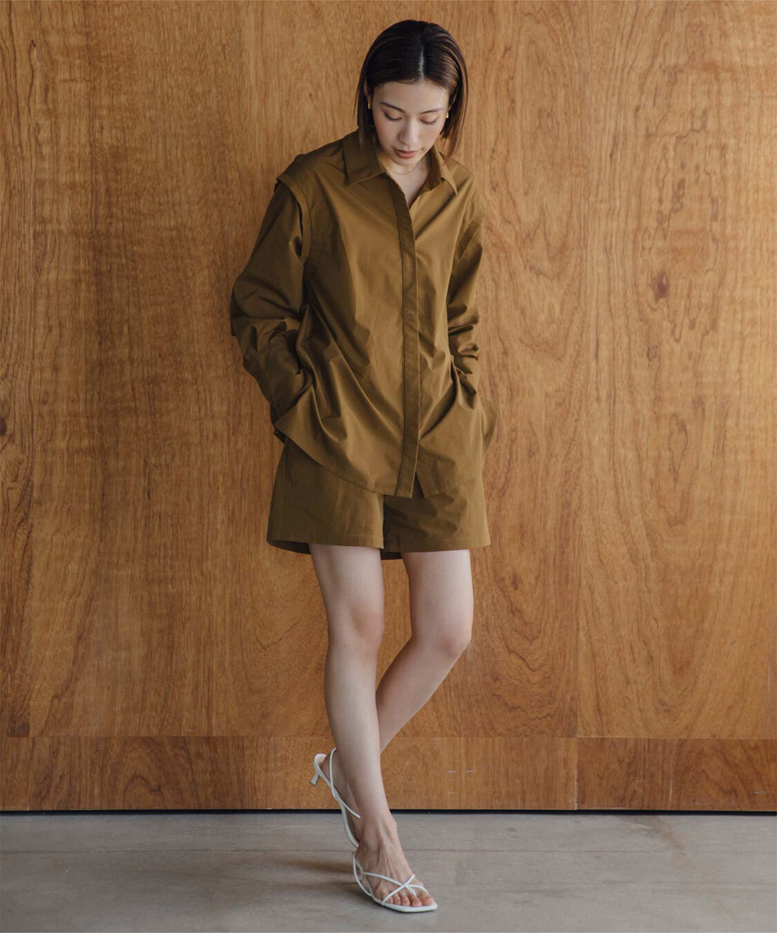 ur's「【黒川翼さんコラボアイテム】撥水素材2wayスリーブシャツ/ラッシュガード」|シャツ・ブラウス|