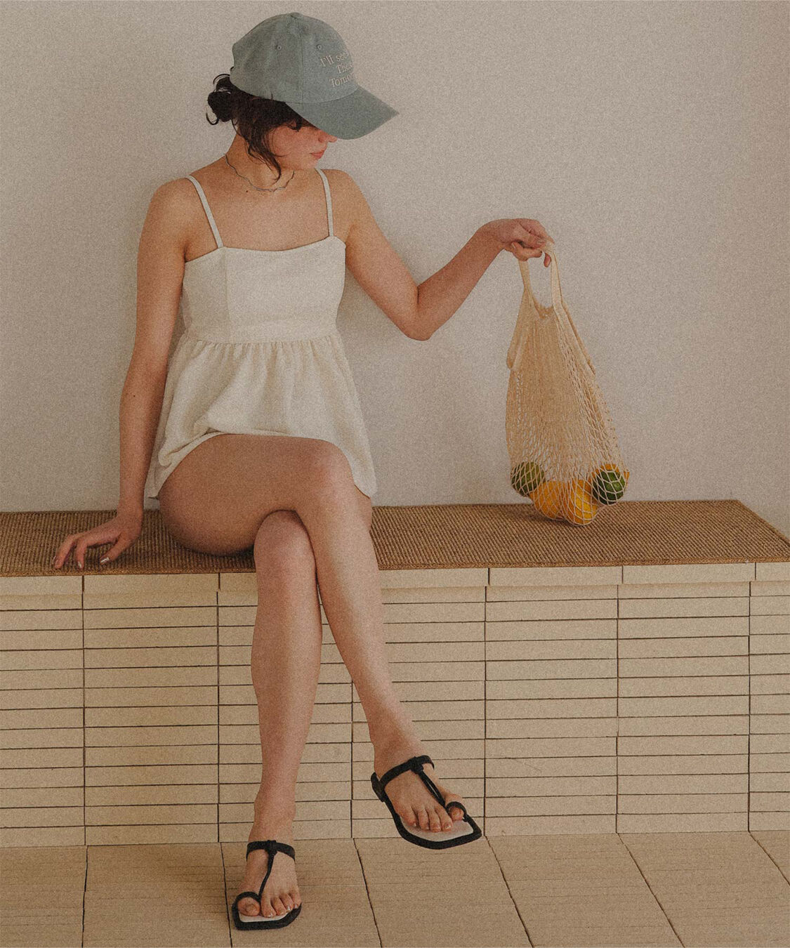 titivate「ペプラムギャザーデザインビスチェビキニ」|ビキニ|