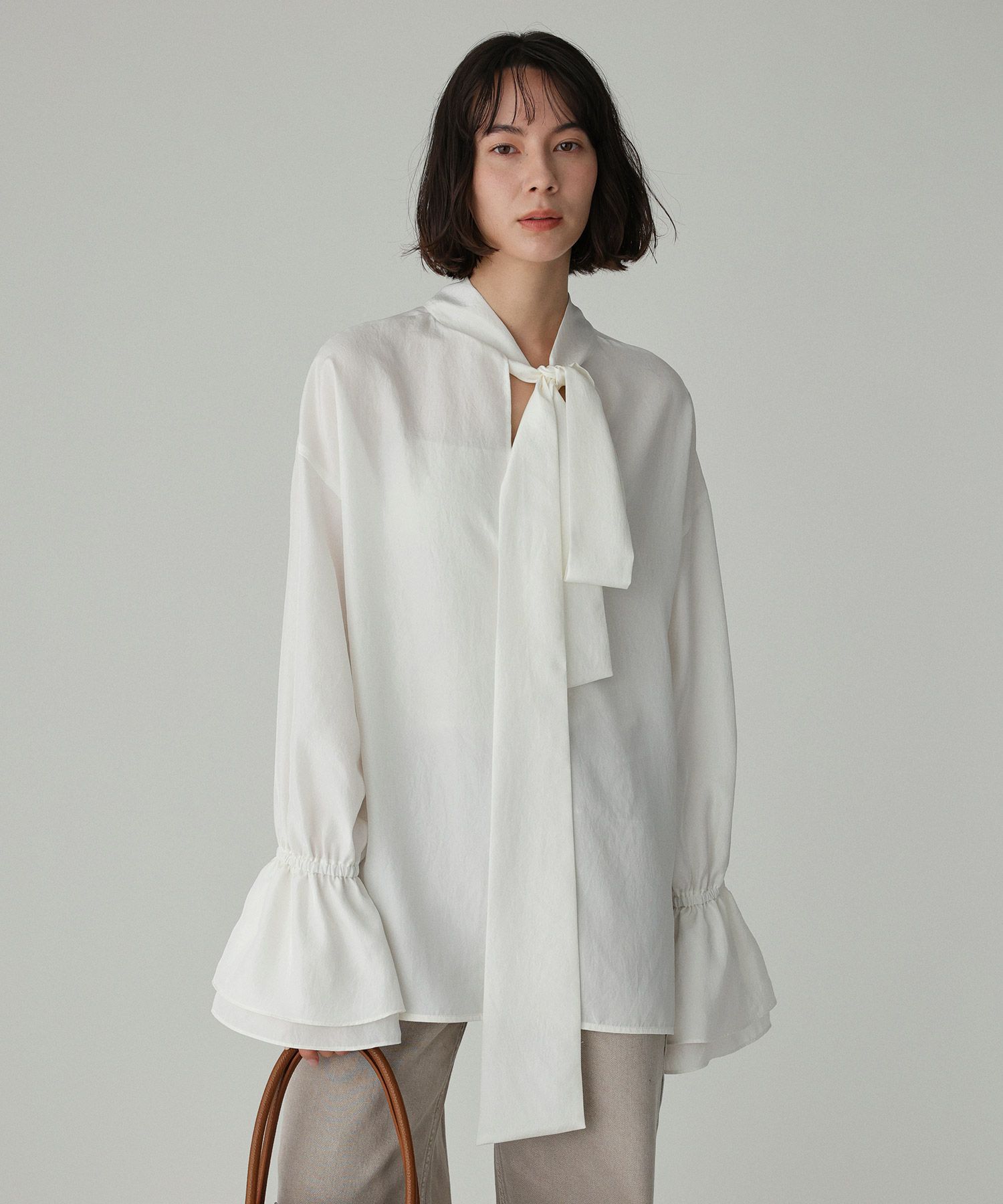 BABYLONE「2WAYボウタイブラウス」|シャツ・ブラウス|