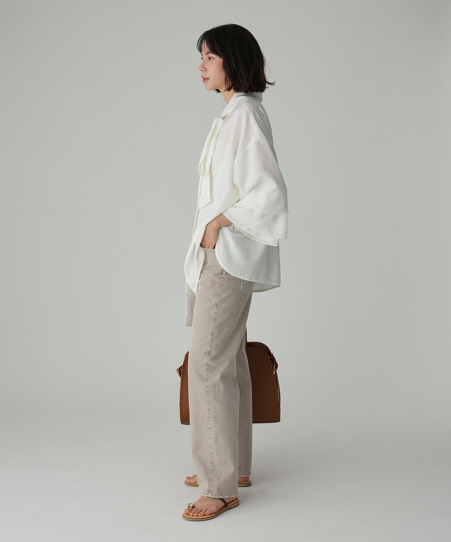 BABYLONE「2WAYボウタイブラウス」|シャツ・ブラウス|