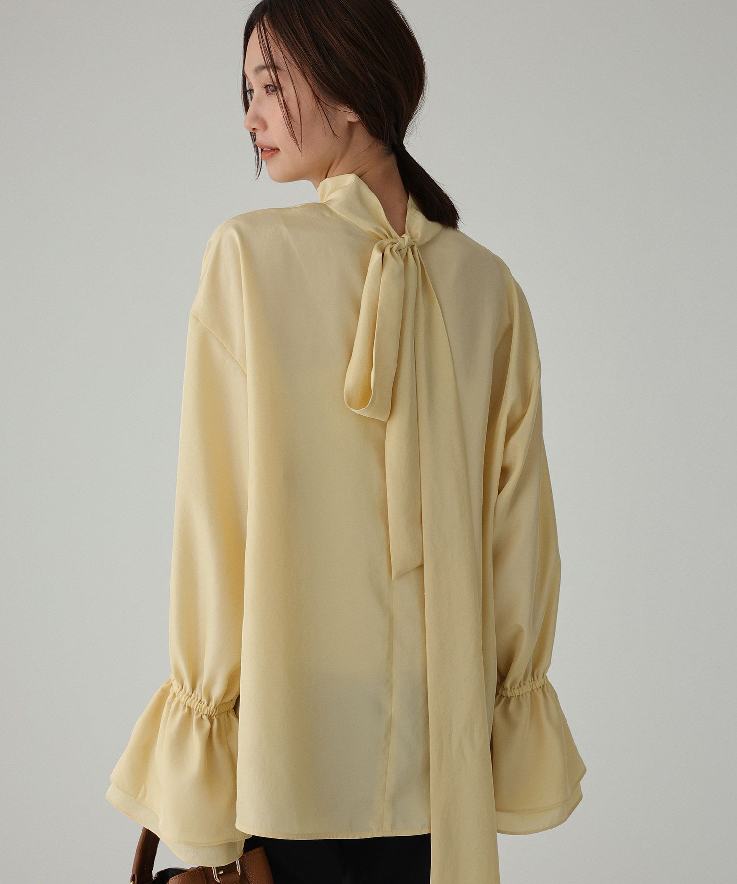 BABYLONE「2WAYボウタイブラウス」|シャツ・ブラウス|ｲｴﾛｰ