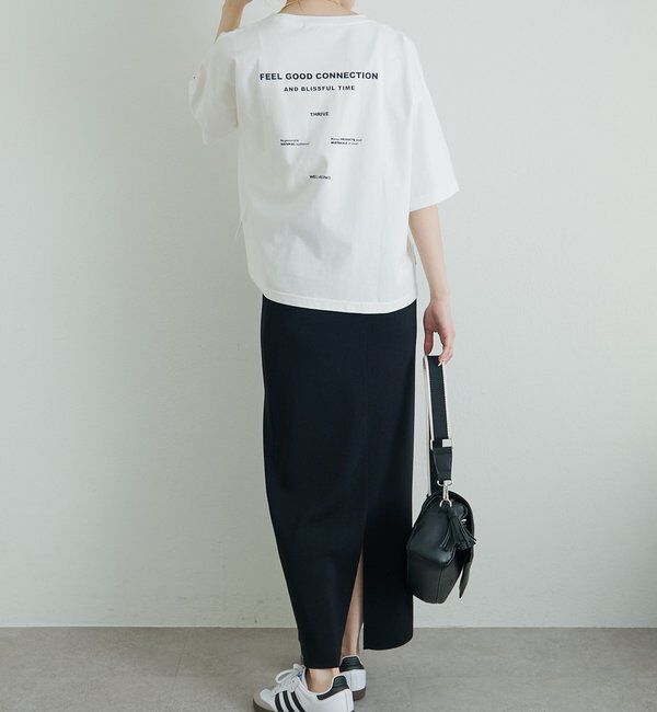  「【F&B】オーガニックコットン混ロゴTシャツ」|プルオーバー|